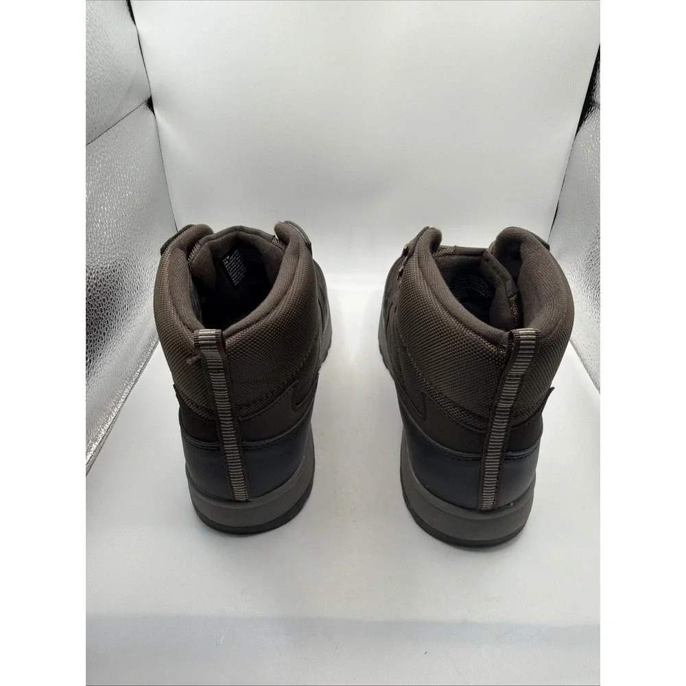 Weatherproof Jenkins Snow Boots Men's Brown Lace Up Lightweight Comfort Size 11.